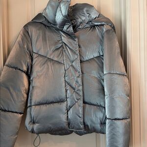 Gap blue puffer jacket